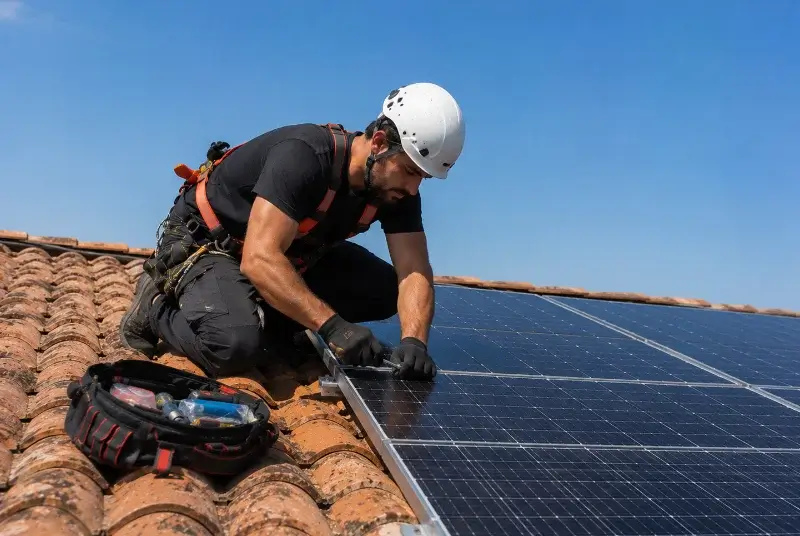 Maintenance et monitoring de panneaux solaires à Rouffiac-d'Aude