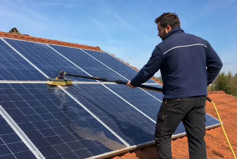 Nettoyage et entretien de panneaux solaires à Rouffiac-d'Aude